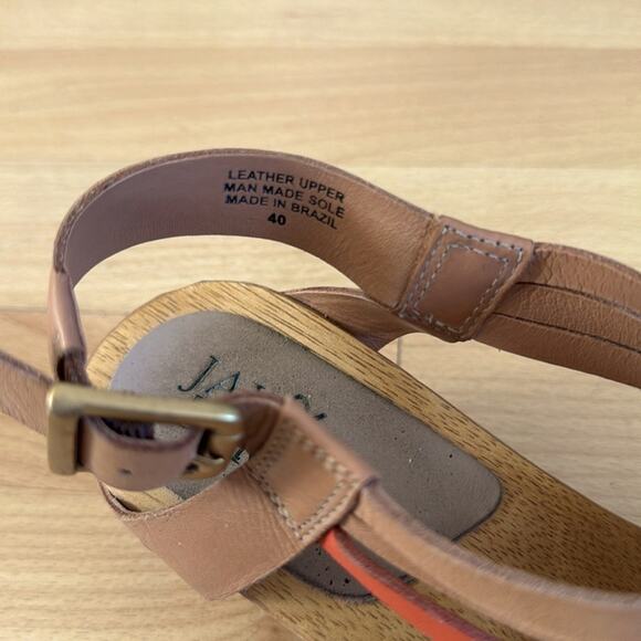 Jax & Bard Tan Leather Jewell Studded Sandal - Picture 3 of 7